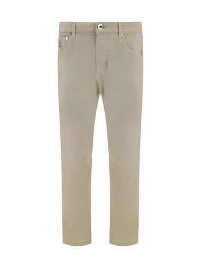 Brunello Cucinelli Pants In Ecru