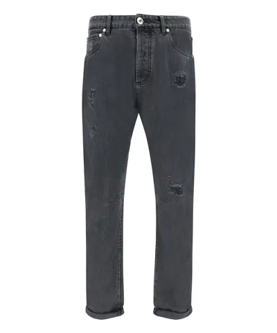 Brunello Cucinelli Jeans In Black