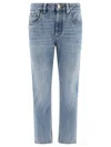 Brunello Cucinelli Distressed-effect Denim Jeans In Blue