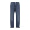 Brunello Cucinelli Belt Loop Jeans In Blue