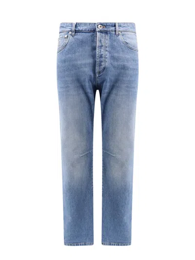 Brunello Cucinelli Light Blue Jeans In Denim