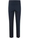 Brunello Cucinelli Capri  With Monili Trousers Blue In Blue