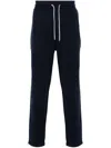 Brunello Cucinelli Cotton Blend Sweatpants In Blue