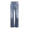 Brunello Cucinelli Jeans Blue And Green In Blue
