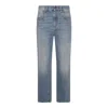 Brunello Cucinelli Blue Cotton Denim Jeans In Blue