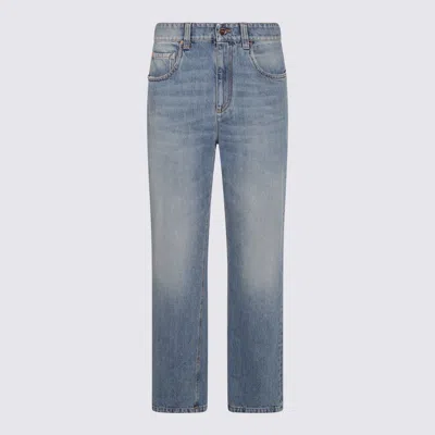 BRUNELLO CUCINELLI JEANS BLUE VINTAGE