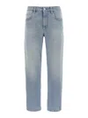 Brunello Cucinelli Logo Patch Straight Leg Jeans For Women