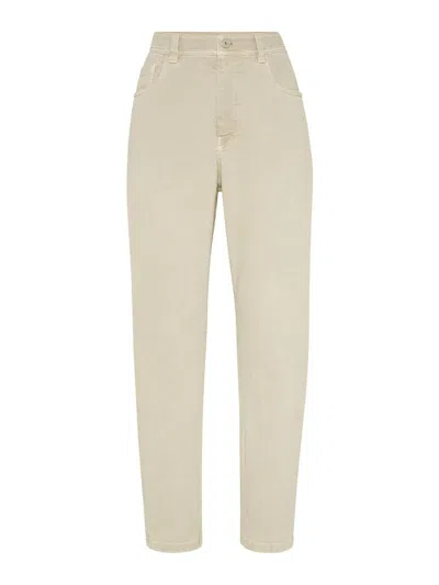 BRUNELLO CUCINELLI BAGGY DENIM TROUSERS