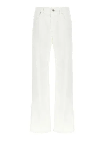 BRUNELLO CUCINELLI JEANS BOOT-CUT - BLANCO