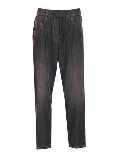 Brunello Cucinelli Jeans In Negro