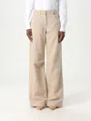 Brunello Cucinelli Jeans With Belt Loops In Beige