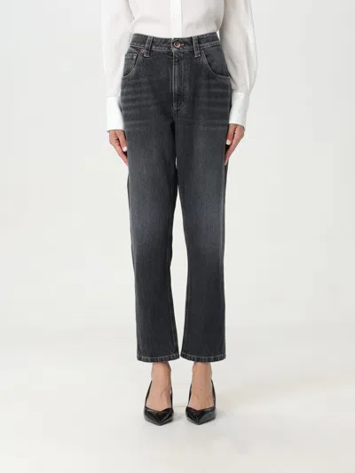 Brunello Cucinelli Jeans  Woman Color Black