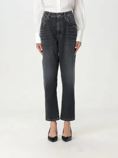 Brunello Cucinelli Jeans  Woman Colour Black