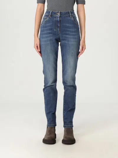 Brunello Cucinelli Jeans  Woman Color Blue