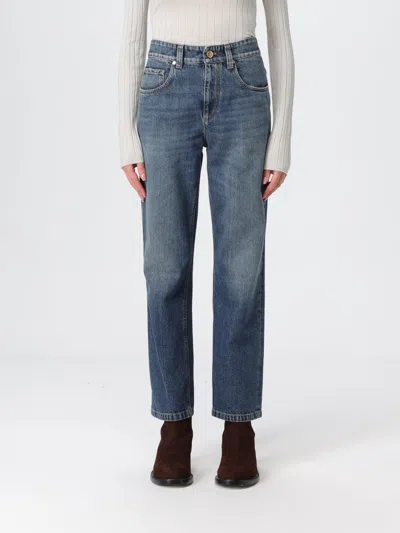 Brunello Cucinelli Jeans  Woman Color Blue