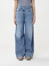 Brunello Cucinelli Knee Detail Wide-leg Jeans In Blau