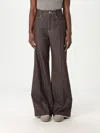 Brunello Cucinelli Logo Patch Straight Jeans In Brown