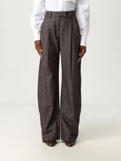 Brunello Cucinelli Jeans  Woman Color Dark In Brown