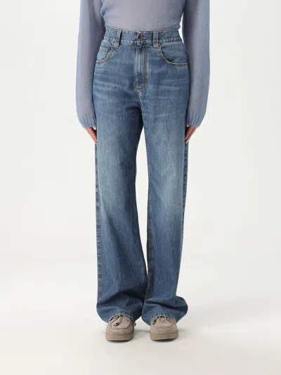 Brunello Cucinelli Jeans  Woman Color Denim