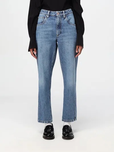 Brunello Cucinelli Jeans  Woman Color Denim In Denim