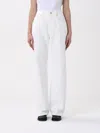 Brunello Cucinelli White Cotton Trousers In White