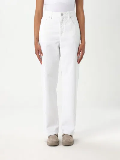 Brunello Cucinelli Jeans  Woman Color White