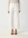 Brunello Cucinelli Cotton Flared Pants In White