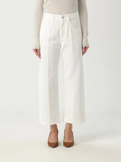 Brunello Cucinelli Cotton Flared Pants In White