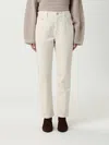 Brunello Cucinelli Jeans With Destroyed Details In White