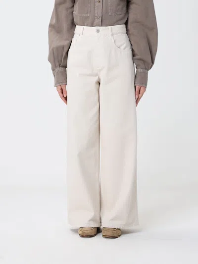 Brunello Cucinelli Jeans Woman  In White