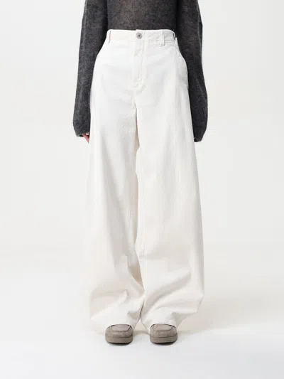 Brunello Cucinelli Jeans  Woman Color Yellow Cream
