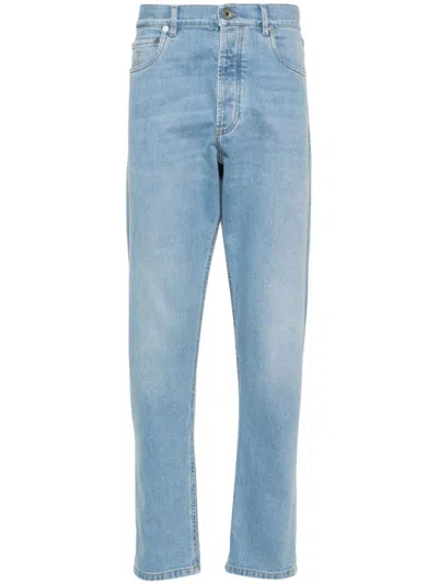 Brunello Cucinelli Jeans In Clear Blue