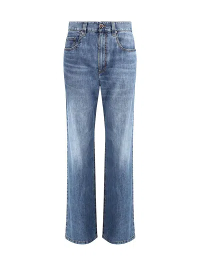 Brunello Cucinelli Jeans In Denim Medio 67-153