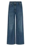 Brunello Cucinelli Women Wide Leg Jeans In Blue