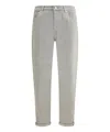 Brunello Cucinelli Men's Five-pocket Iconic Fit Denim Trousers In Grey