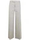 Brunello Cucinelli Concealed-fastening Tailored Trousers In Grey