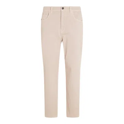 Brunello Cucinelli Jeans Grey Sand In Neutral