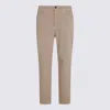 Brunello Cucinelli Straight Trousers With Front And Back Pockets In Gray