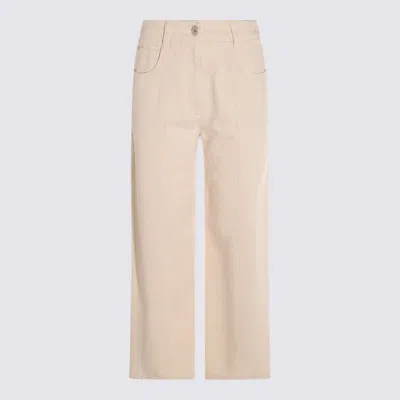 Brunello Cucinelli Jeans Light And Natural In Neutral