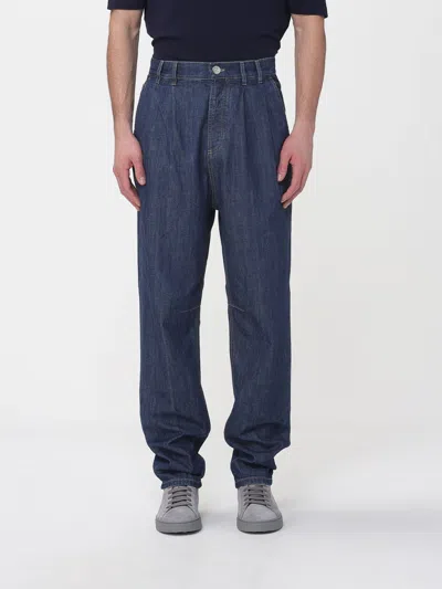 Brunello Cucinelli Jeans Men  In Blue