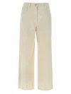 Brunello Cucinelli Denim Pants In White