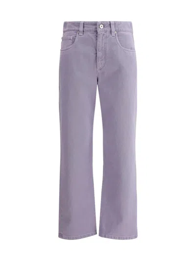 Brunello Cucinelli Jeans In Purple