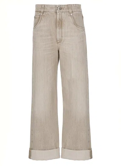 Brunello Cucinelli Jeans In Neutral
