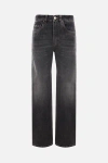 Brunello Cucinelli Loose Fit Denim Jeans In Schwarz