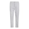 Brunello Cucinelli White Cotton Denim Jeans In White