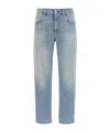 Brunello Cucinelli Straight Leg Jeans Light Blue In Blue