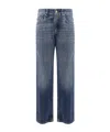 Brunello Cucinelli The Slim Fit Denim Trousers In Blue