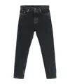 Brunello Cucinelli Five-pocket Denim Jeans With Belt Loops In Black