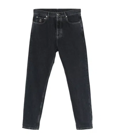 BRUNELLO CUCINELLI JEANS WITH BELT LOOPS