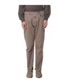Brunello Cucinelli Jeans With Belt Loops In Brown